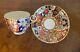 Antique 18th 19th English George Iii Worcester Imari Porcelain Tea Cup & Saucer