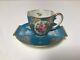 Antique 18th Century 1771 French Famous Brand Blue Porcelain Teacup