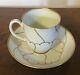 Antique 18th C. English Worcester Porcelain Tea Cup And Saucer Georgian Dr. Wall
