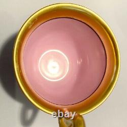 Antique (1920) KPM/Berlin Hand-Painted Porcelain Tea Cup and Saucer