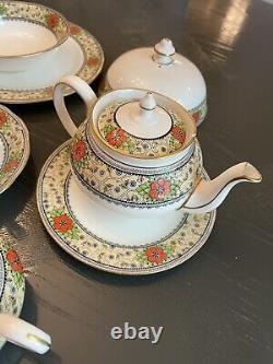 Antique 1920s Aynsley of England Tea & Demitasse Coffee Set with an Egg Cup