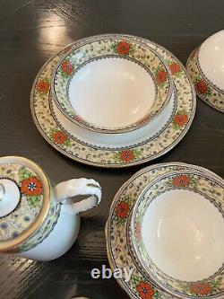 Antique 1920s Aynsley of England Tea & Demitasse Coffee Set with an Egg Cup