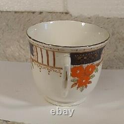 Antique 1925-1941 Melba Bone China Hand Painted Floral Tea Cup & Saucer England