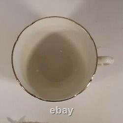 Antique 1925-1941 Melba Bone China Hand Painted Floral Tea Cup & Saucer England