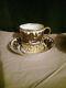 Antique 19th C. Empire Old Paris Porcelain Tea Cup & Saucer French Coffee Can