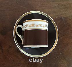 Antique 19th c. Empire Old Paris Porcelain Tea Cup & Saucer French Coffee Can