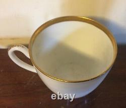 Antique 19th c. Paris or German Porcelain Tea Cup Corps Rhenania Heidelberg Arms