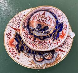 Antique 19th century English Regency Imari Porcelain Tea or Coffee Cup & Saucer