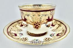 Antique Alcock Tea Cup & Saucer