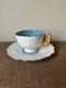 Antique Aynsley Butterfly Handle Bone China Teacup & Saucer Rare