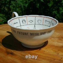 Antique Aynsley NELROS Cup of Knowledge Fortune Telling Teacup circa 1905
