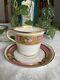 Antique Brown Westhead & Moore Pink Teacup And Saucer