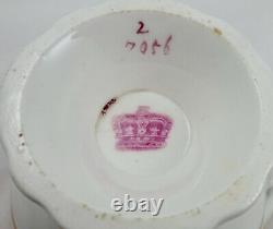 Antique Brown, Westhead & Moore Tea Cup & Saucer, c. 1850