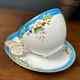 Antique Butterfly Handle Tea Cup & Saucer Set Unknown Maker Unmarked Bone China