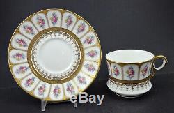 Antique Cauldon Tea Cup & Saucer