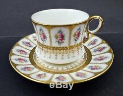 Antique Cauldon Tea Cup & Saucer