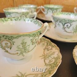 Antique China Henry Alcock Alma Tea Cup Saucer Set Lot of 15 Made in England