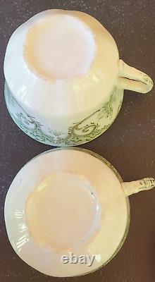 Antique China Henry Alcock Alma Tea Cup Saucer Set Lot of 15 Made in England