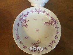 Antique Chinese Export Porcelain Tea Cup Bowl & Saucer Famille Rose 18th century