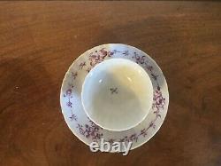 Antique Chinese Export Porcelain Tea Cup Bowl & Saucer Famille Rose 18th century