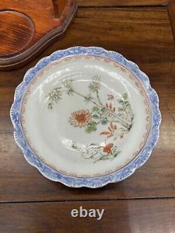 Antique Chinese Famille Rose tea cup dish