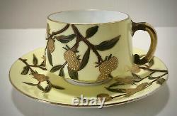 Antique E. D. Bodley Tea Cup & Saucer, Aesthetic