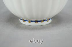 Antique English 18th Century Derby Cobalt & Gold Porcelain Tea Bowl C1782-1800