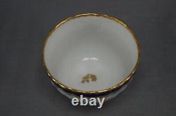 Antique English 18th Century Derby Cobalt & Gold Porcelain Tea Bowl C1782-1800