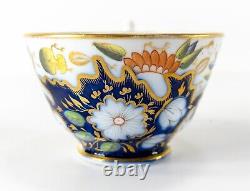 Antique English New Hall Porcelain Imari Regency Teacup and Saucer