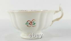 Antique English Staffordshire Pink Luster Teacup and Saucer Unsigned
