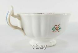 Antique English Staffordshire Pink Luster Teacup and Saucer Unsigned