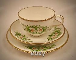 Antique English Tea Cup Saucer & Dessert Plate, Jonquils