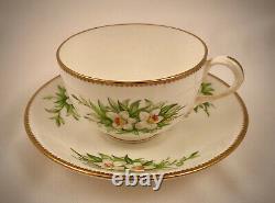 Antique English Tea Cup Saucer & Dessert Plate, Jonquils