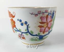 Antique English Worcester Flight Barr & Barr Teacup and Saucer Floral Pattern
