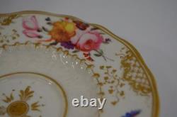 Antique Floral Teacup & Saucer with Gold Trim Detail Vintage Tea Party Set