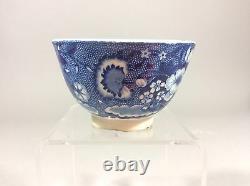 Antique Flow Blue Staffordshire Clews blue TransferWare Tea Cup 1830-40