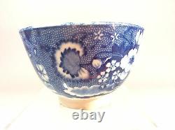 Antique Flow Blue Staffordshire Clews blue TransferWare Tea Cup 1830-40