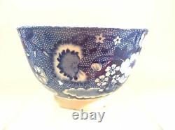 Antique Flow Blue Staffordshire Clews blue TransferWare Tea Cup 1830-40