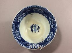 Antique Flow Blue Staffordshire Clews blue TransferWare Tea Cup 1830-40