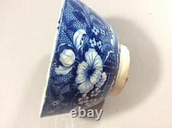 Antique Flow Blue Staffordshire Clews blue TransferWare Tea Cup 1830-40