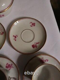 Antique Furstenberg German Porcelain Tea Set 18 Pieces Mark 1867 & later