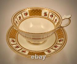 Antique George Jones Cup & Saucer, Tiny Roses