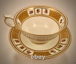 Antique George Jones Cup & Saucer, Tiny Roses