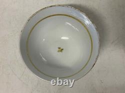 Antique Grisaille Painted Tea Cup / Bowl & Saucer with Cupid & Flora Carriage Dec