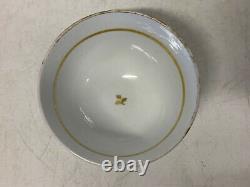 Antique Grisaille Painted Tea Cup / Bowl & Saucer with Cupid & Flora Carriage Dec