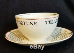 Antique Gypsy Theresa's Fortune Telling Cup Tea Leaf Reading J&g Meakin England