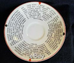 Antique Gypsy Theresa's Fortune Telling Cup Tea Leaf Reading J&g Meakin England