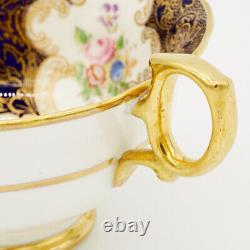 Antique HAMMERSLEY & Co cup Cobalt Blue and Gold Bone China