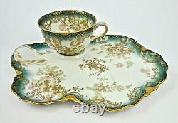 Antique Haviland Limoges Tea & Biscuit Tray