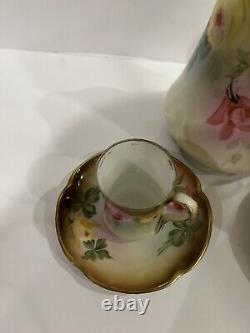 Antique J&C Bavaria Louise Porcelain 9 Server & 2 Tea Cup & Saucer Germany